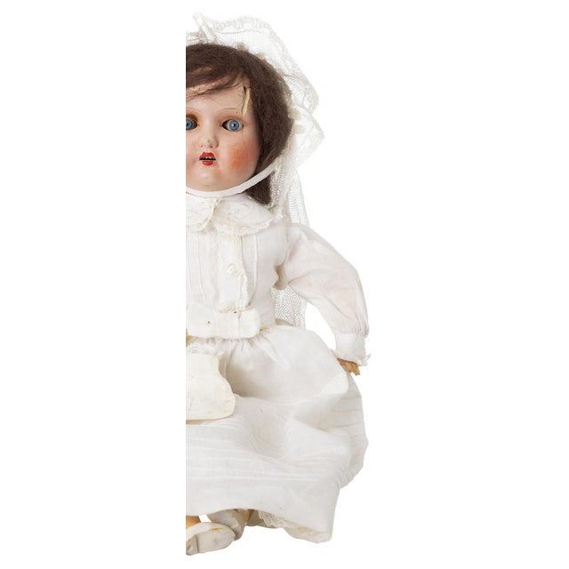 Antique Porcelain Doll by Heinrich Handwerck For Sale - Image 4 of 8