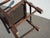 Vintage French Country Brown Oak Barley Twist Arm Chair For Sale - Image 16 of 16