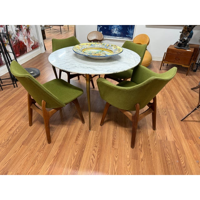 Set of 4 1970’s Walnut Chairs Attributed to Adrian Pearsall For Sale In Palm Springs - Image 6 of 14