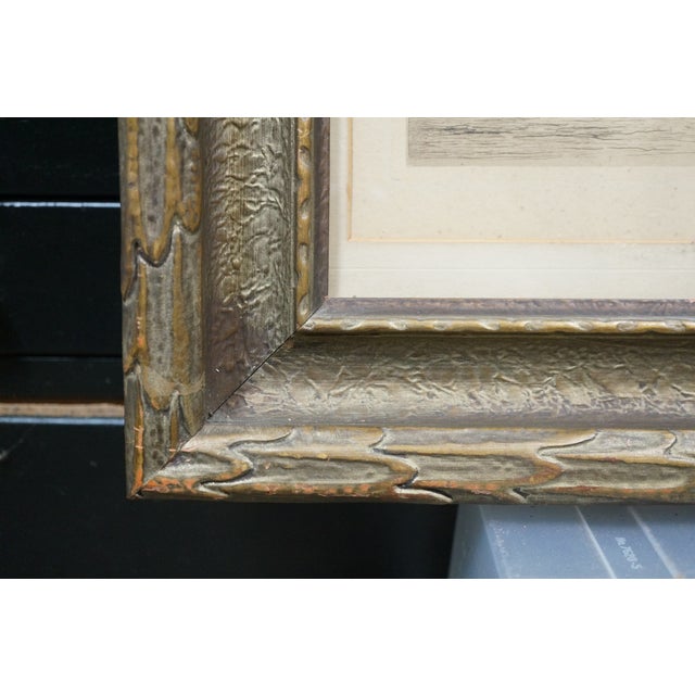 Late 19th Century Antique James Calahan Signed Maritime Sailboat Seascape Etching After Boulanachi For Sale - Image 5 of 9