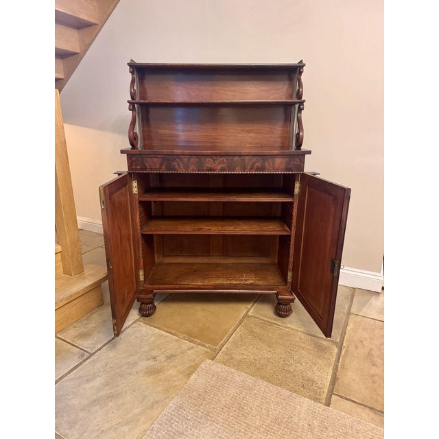Antique Regency Mahogany Chiffonier, 1820 For Sale - Image 6 of 10