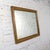 Thomasville 1974 Modern Wall Mirror by Thomasville Rectangular Oak Frame With Brass Plated Detail For Sale - Image 4 of 18