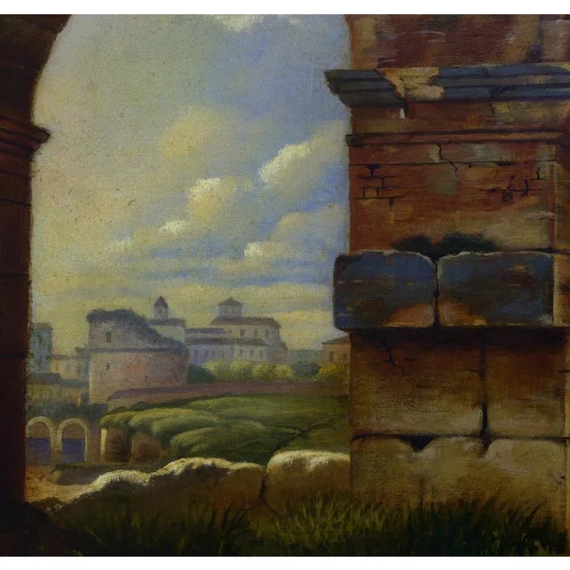 Paolo De Robertis, Roma, Oil on Canvas, Italy For Sale - Image 3 of 10