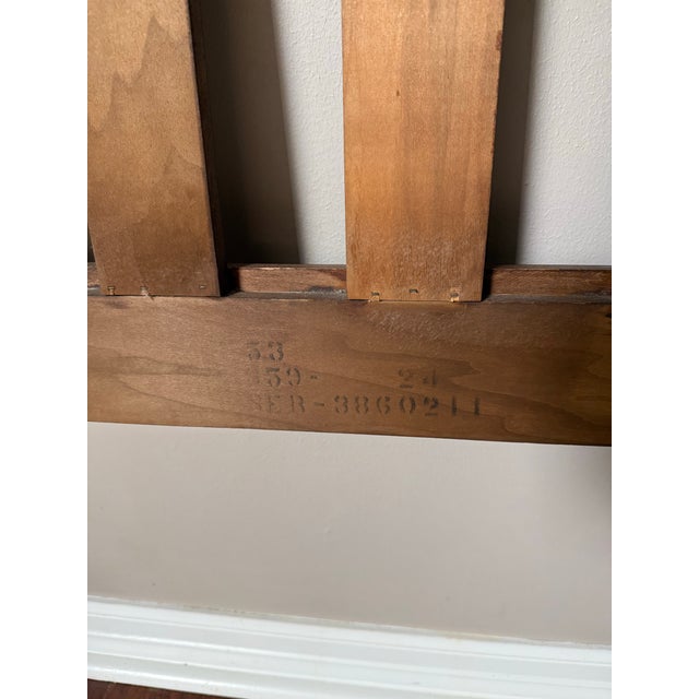 Vintage 1970s Lane Altavista Brutalist Staccato Rosewood and Walnut Headboard in King by Paul McCobb For Sale - Image 11 of 11