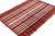 Rug & Kilim Vintage Jajim Qashqai Persian Kilim With Red, Ivory & Pink Stripes - Rug & Kilim For Sale - Image 4 of 7