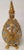 Antique Bohemian Glass and Gold Gilt Metal Barrell Decanter For Sale - Image 9 of 10