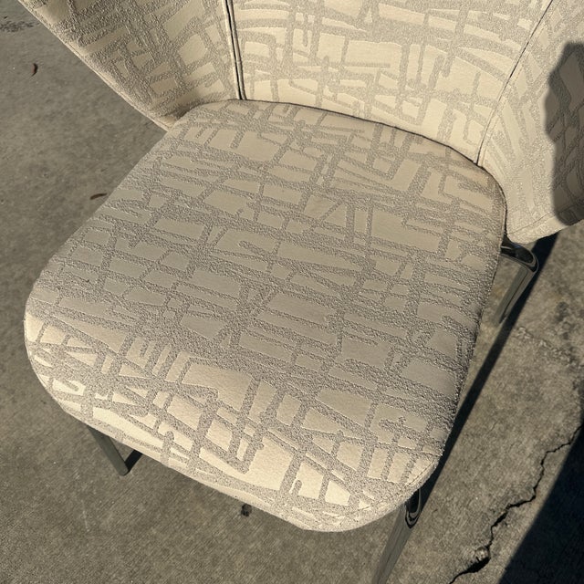 Vintage Gray Abstract Coalesse Steelcase Accent Chair For Sale - Image 4 of 8