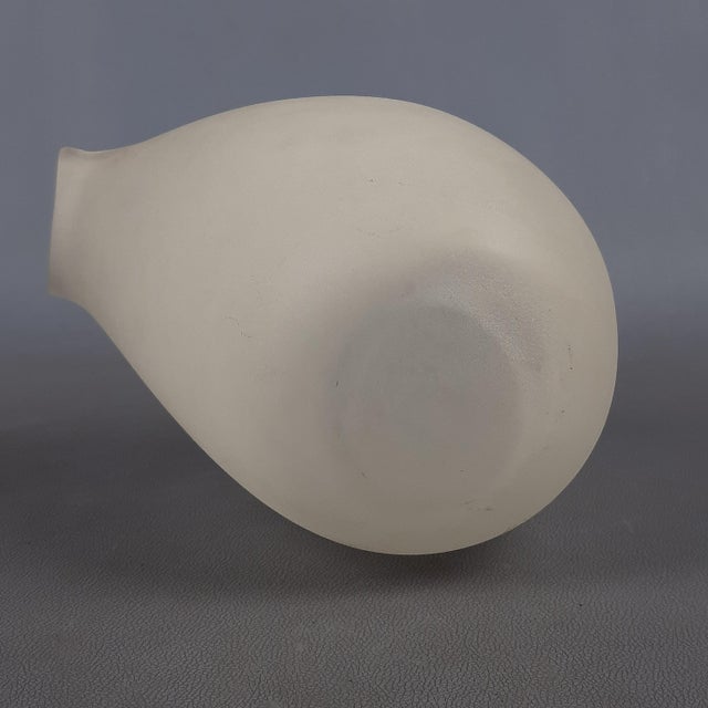 Glass Opal Glass Vase with Swarovski Crystals from Rosenthal For Sale - Image 7 of 13