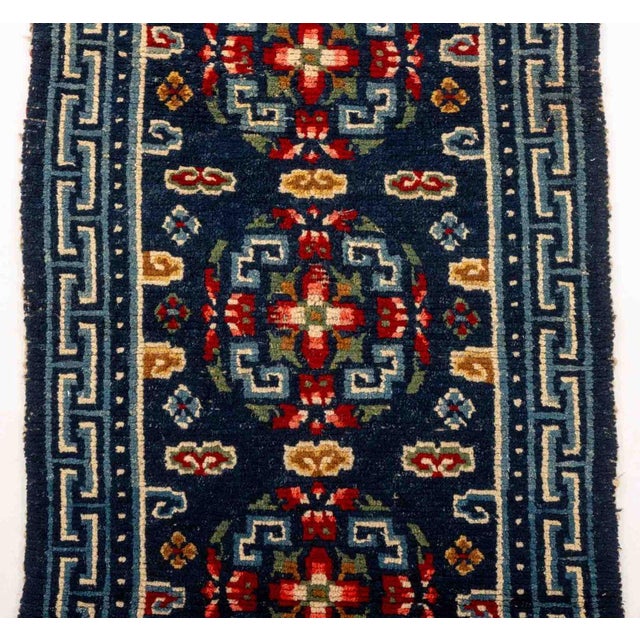 Asian Antique Tibetan Gyantse Khaden Rug, 4' 4.5" X 2' 3.5" For Sale - Image 3 of 8