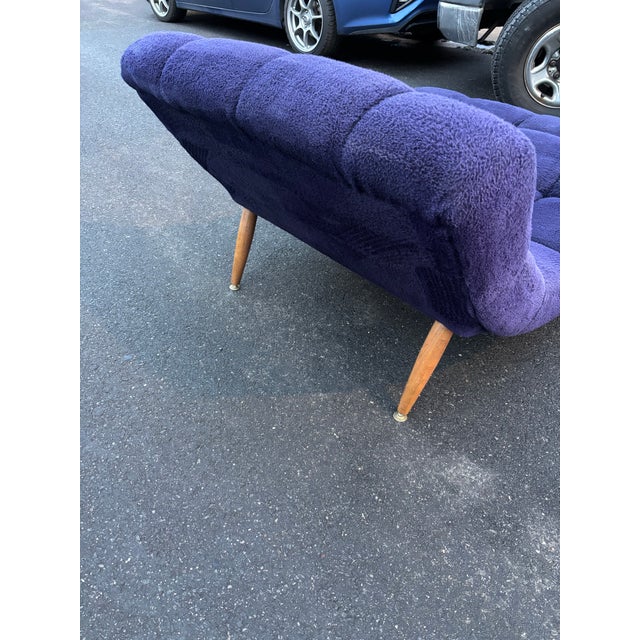 Textile 1970s Adrian Pearsall Style Wave Lounge/ Chaise For Sale - Image 7 of 11