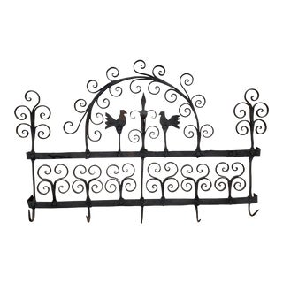 18th Century Wrought Iron Kitchen Rack For Sale