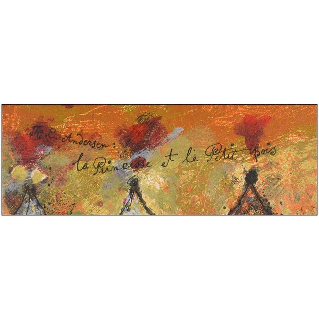 1970s 1970s La Princesse et le Petit Pois, Theo Tobiasse For Sale - Image 5 of 8