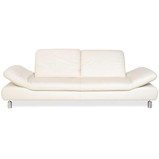 Rivoli 3-Seater Sofa in Cream Leather from Koinor For Sale - Image 16 of 16