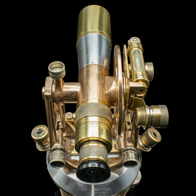 1910's Antique Transit Theodolite For Sale - Image 9 of 12