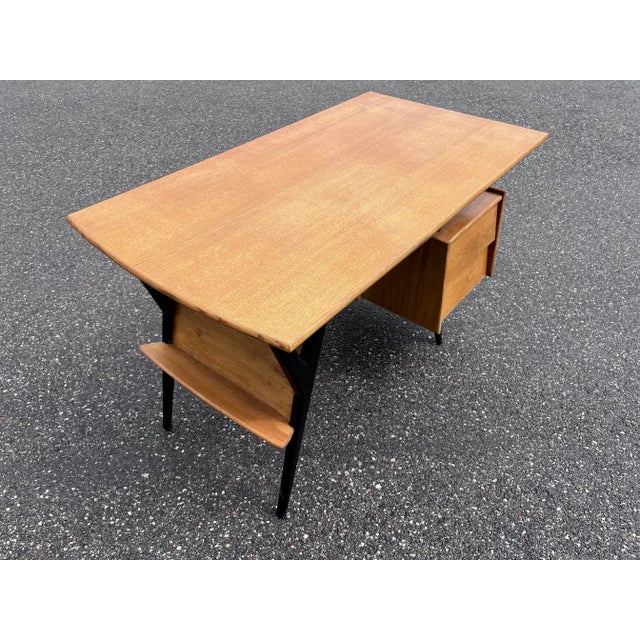 Vintage Desk by Louis Paolozzi, 1950s For Sale - Image 4 of 11