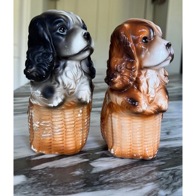 Made in Japan Mid-Century King Charles Spaniel Figures - A Pair For Sale - Image 13 of 15