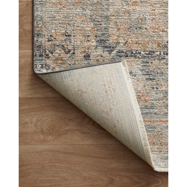 Jean Stoffer x Loloi Katherine Ocean / Coral 5'-3" x 7'-9" Area Rug For Sale In Dallas - Image 6 of 10