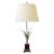Metal Mid-Century Modern Table Lamp with Organic Leaves Decoration, Italy, 1960s For Sale - Image 7 of 7