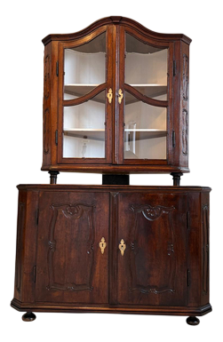 Corner Display Cabinet in Wood