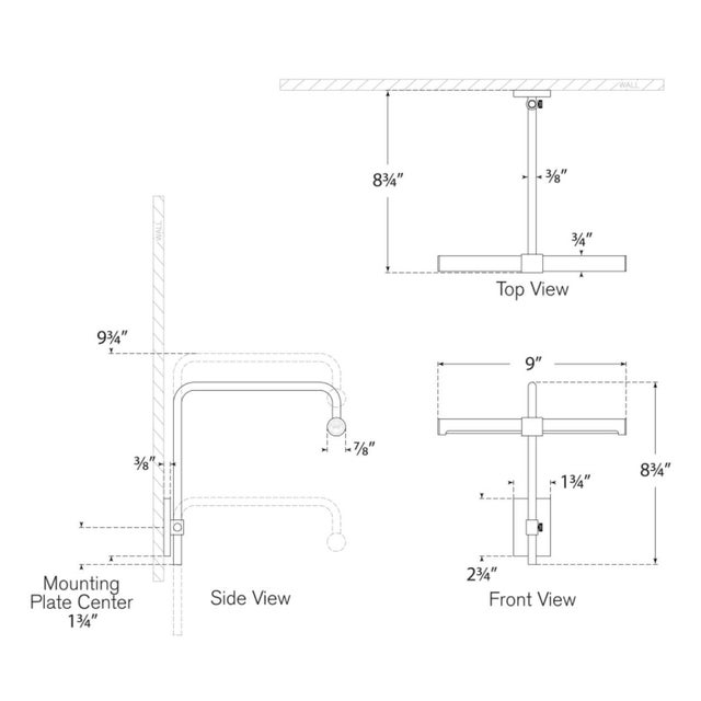 Thomas O'Brien for Visual Comfort Signature Kidd 9" Frame Mount Picture Light in Polished Nickel For Sale - Image 10 of 12