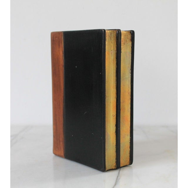 Vintage Single Faux Books Bookend For Sale - Image 4 of 9