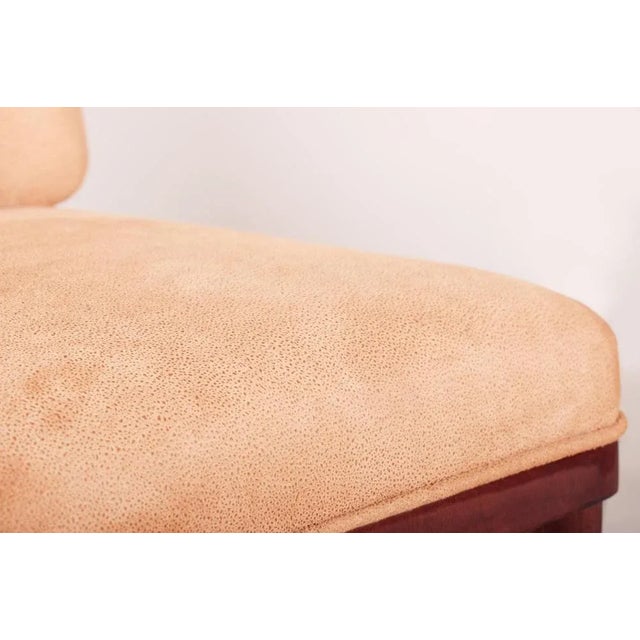 Textile Beige French Art Deco Chair by Jules Leleu, 1920s For Sale - Image 7 of 12