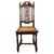 19th Century Antique Oak Carved Hallway Chair with Cane Seat For Sale - Image 4 of 11