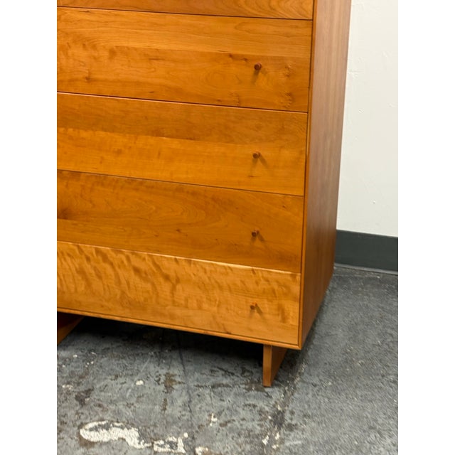 2020s Room & Board Hudson Cherry Wood Dresser For Sale - Image 5 of 12