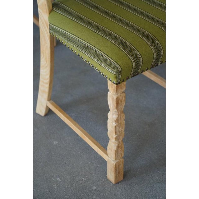 Mid-Century Modern Danish Oak Dining Chairs by Henning Kjærnulf, 1960s, Set of 8 For Sale - Image 15 of 18