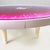 Italian Space Age Coffee Table in Plastic and Metal with Tie Dye Effect, 1970s For Sale - Image 6 of 15
