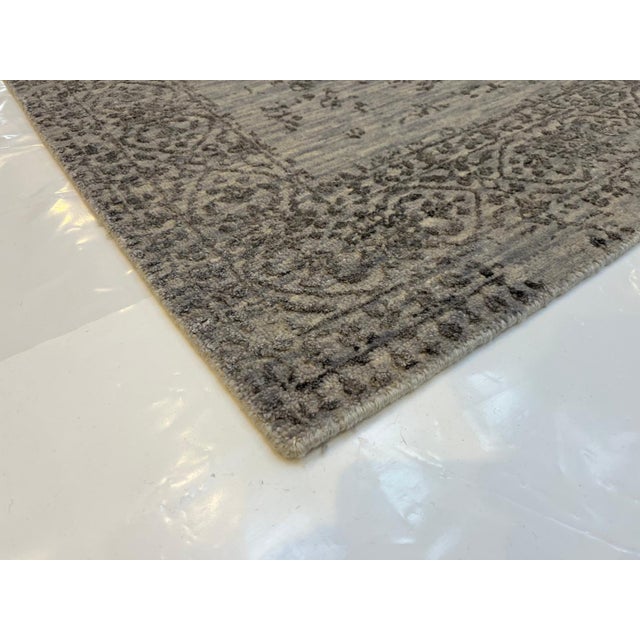 2000 - 2009 Silk and Wool Modern Style Rug , 5'2" X 8'3" For Sale - Image 5 of 5