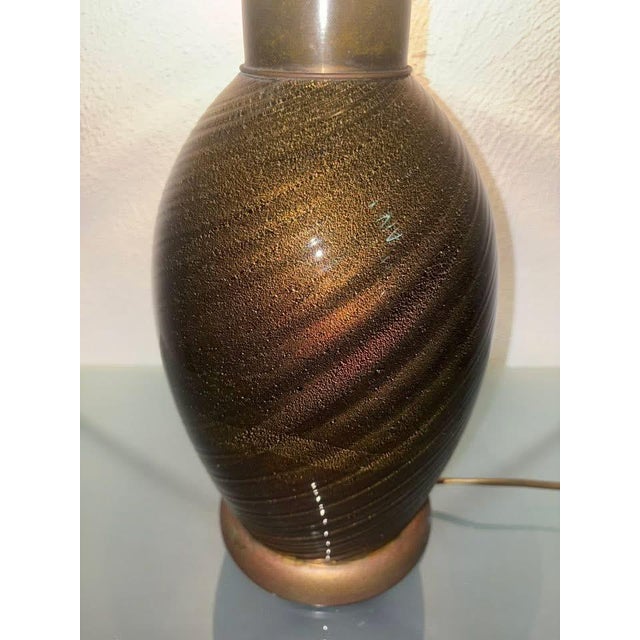 Tommaso lamp, Barbi, glass and brass, height 42 cm, circumference 17 cm This piece has an attribution mark, I am sure that...