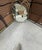 Brass Vintage 1970s Lucite and Brass Mirror For Sale - Image 8 of 11