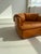 Vintage Italian Cognac Leather Confidential Lounge Chair by Alberto Rosselli for Saporiti, 1970s For Sale - Image 17 of 18