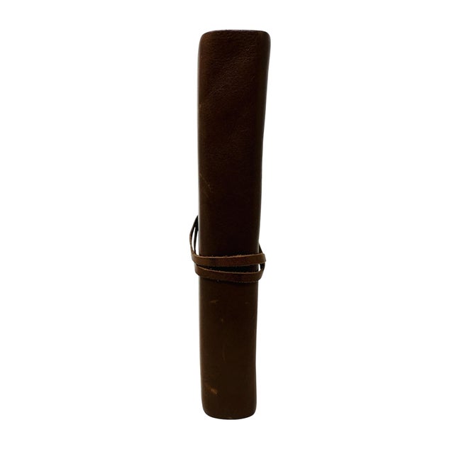 2000 - 2009 Authentic Vintage 2003 Cavallini & Co. Roma Lussa Italian Leather Journal For Sale - Image 5 of 13