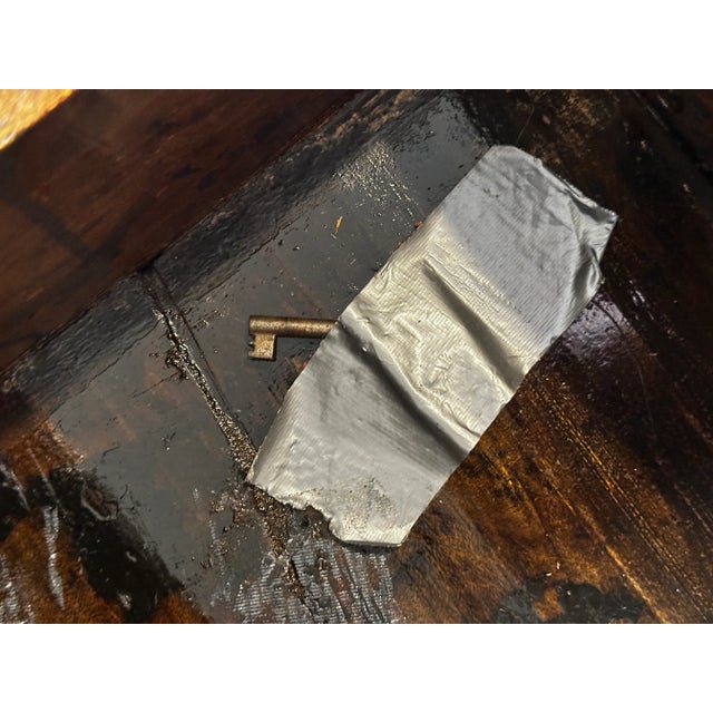 Solid Wood Vintage Console Table For Sale - Image 9 of 11