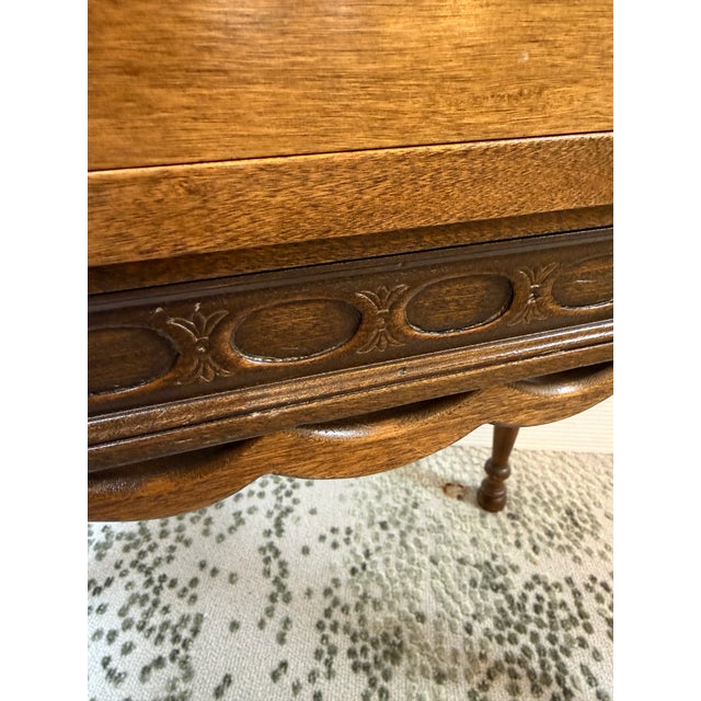Wood Victorian Era Mahogany Spinet Desk For Sale - Image 7 of 12