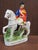 Ceramic Antique Staffordshire Style Wellington Horseback Figurine Ceramic 10" L For Sale - Image 7 of 12