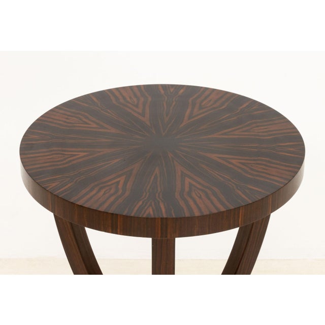 Art Deco Art Deco Style Macassar Side Table For Sale - Image 3 of 6