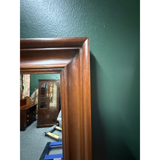 Vintage Henkel Harris Mahogany Wall Mirror For Sale - Image 9 of 9