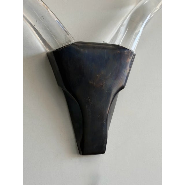 1970s 1970s Antelope Head Light Sculptures - a Pair For Sale - Image 5 of 18