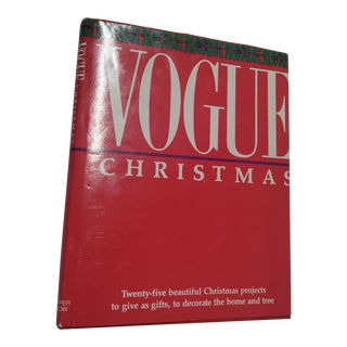 1980s 1st Edition Hardcover Vogue Christmas Book For Sale