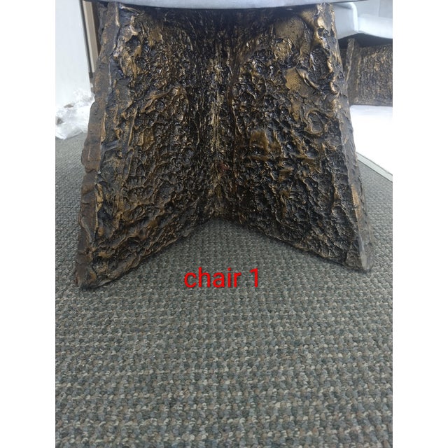 1960s Adrian Pearsall Attributed Dining Arm Chairs - Set of 2 For Sale - Image 9 of 13