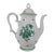 1950s Rosenthal Coffee Pot in Green Bloom For Sale