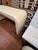 1980's Off White Laminate Waterfall Console Table. For Sale - Image 14 of 18