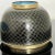 Vintage Cloisonné Lidded Box in Acorn Form – Black & Gold With Turquoise Enamel Interior For Sale - Image 9 of 12