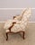 French Pair Vintage French Louis XV Style Carved & Upholstered Bergere Chairs For Sale - Image 3 of 18