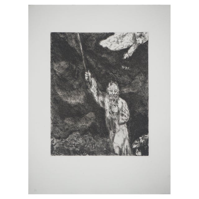 Marc Chagall, Darkness Over Egypt, Original Engraving For Sale