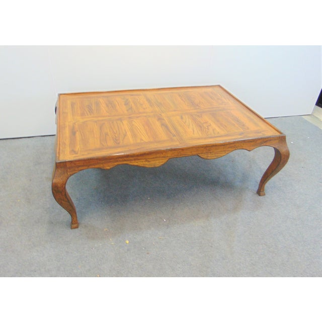 Mid 20th Century Country French Style Oak Coffee Table Chairish