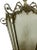 Vintage Spanish Rococo Style Etched Glass Wired Pendant Light For Sale - Image 4 of 12